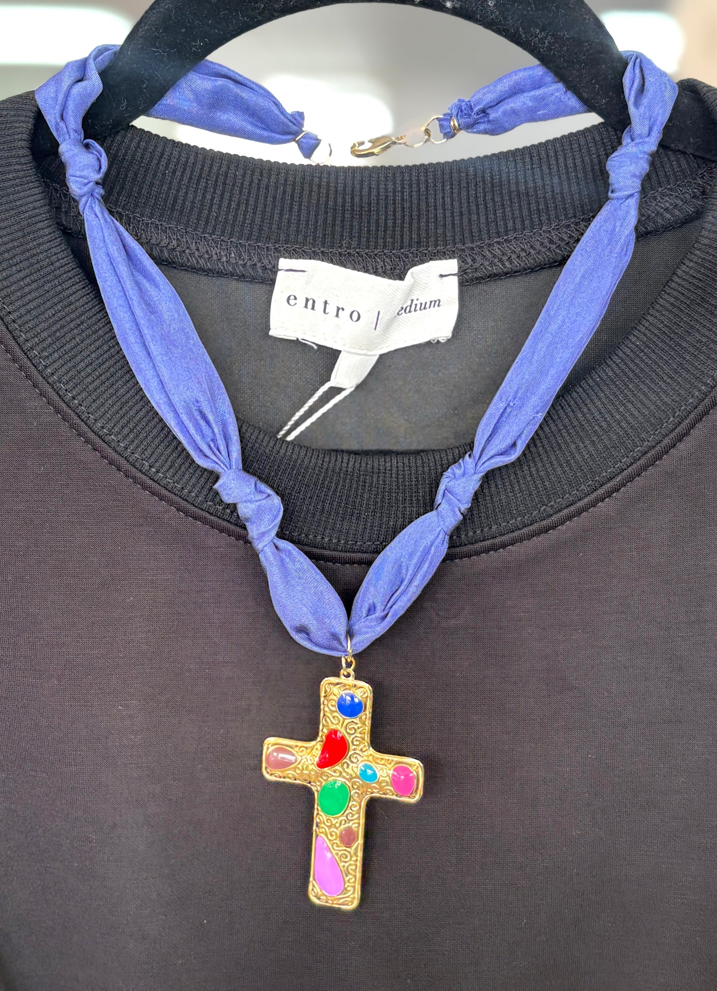 Paint The Cross Necklace