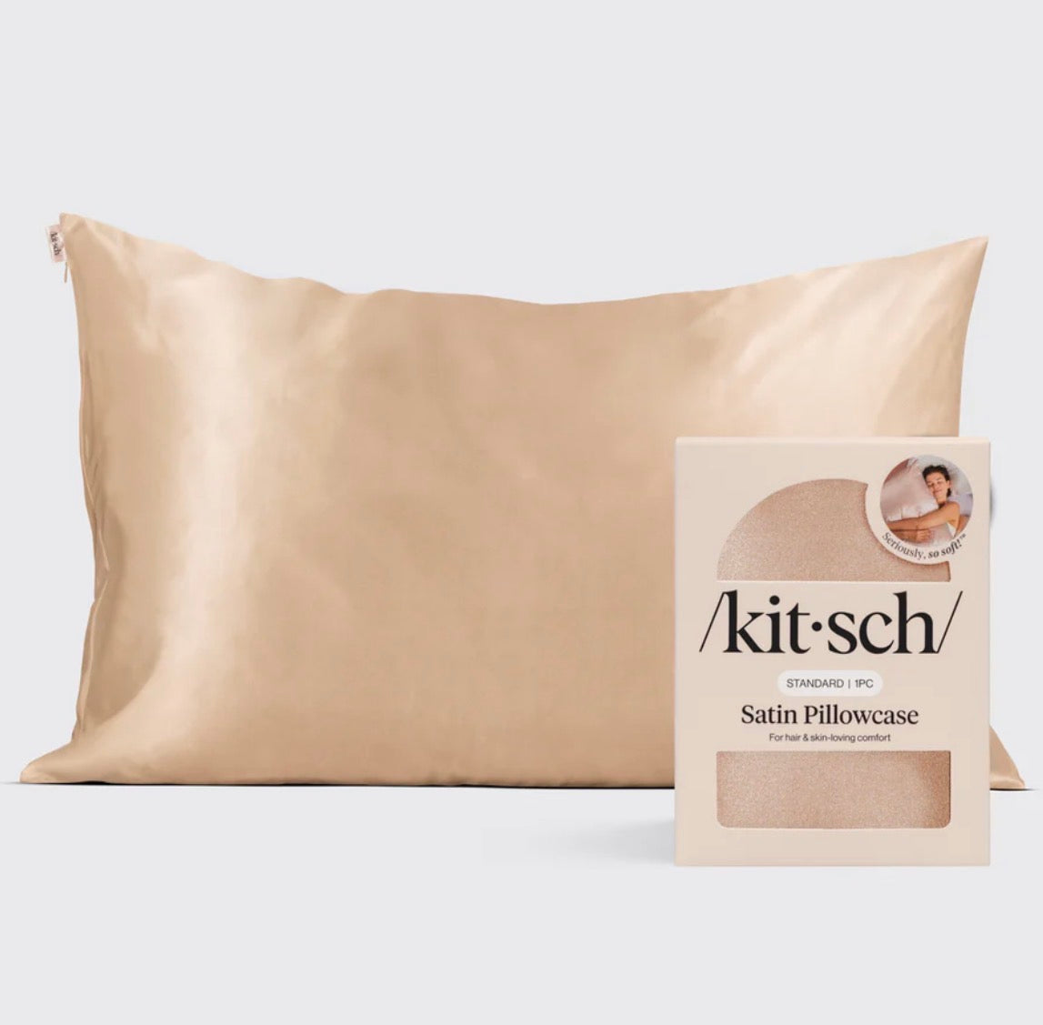 Satin Pillowcase Standard - Champagne