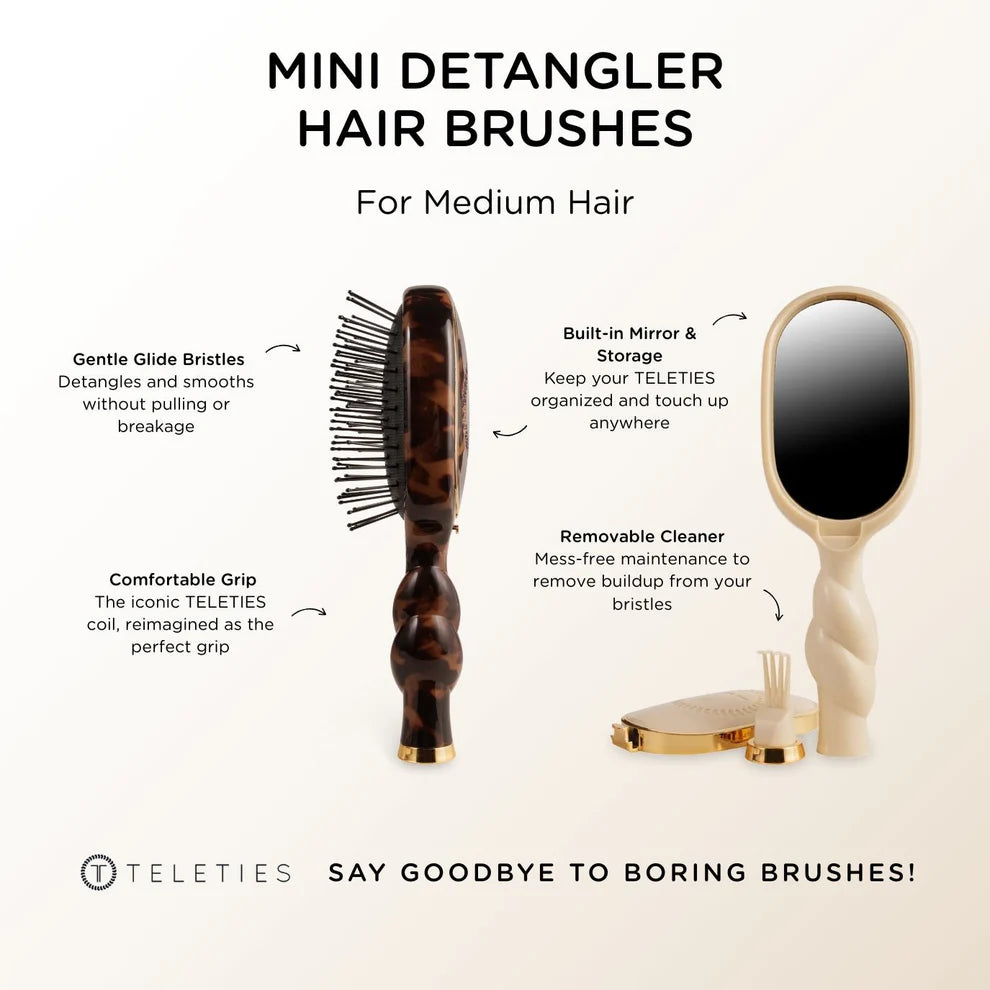 Mini Detangler Hair Brush For Medium Hair