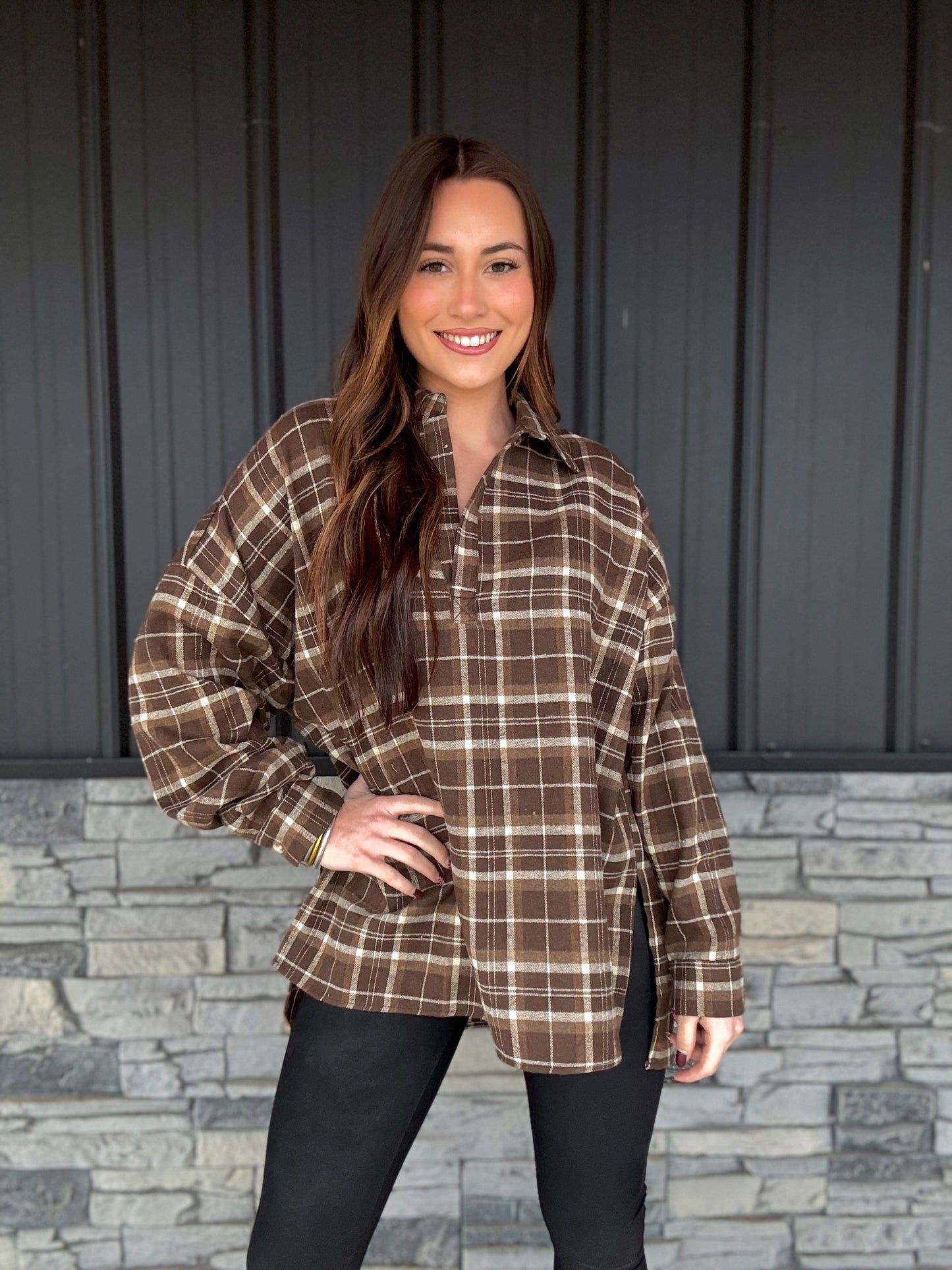 Tamra Shirt (Brown)