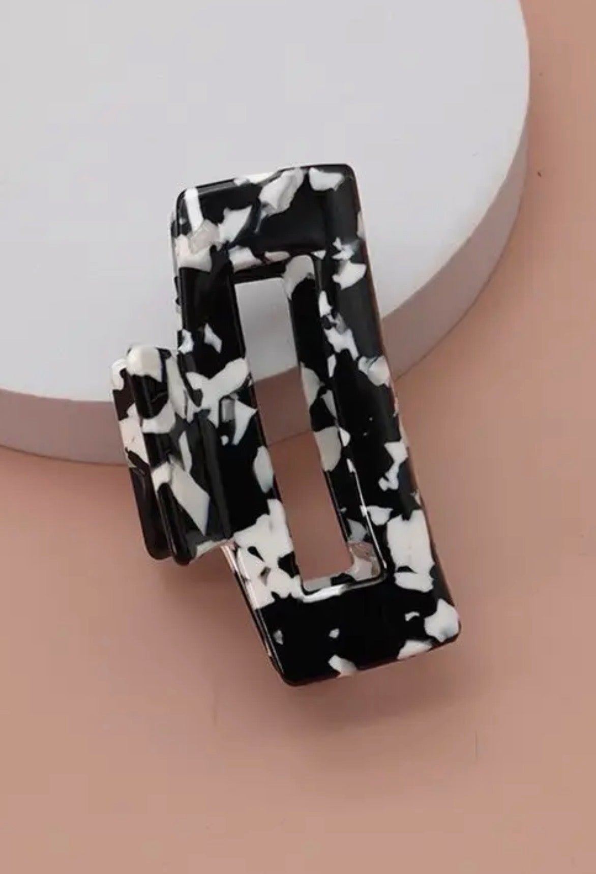 Black And White Claw Clip