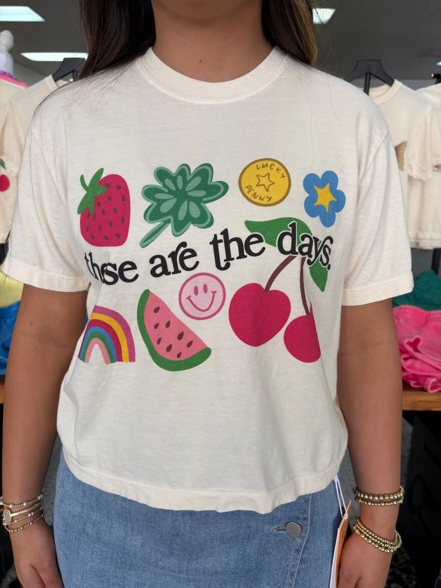 These Are The Days Cropped Tee