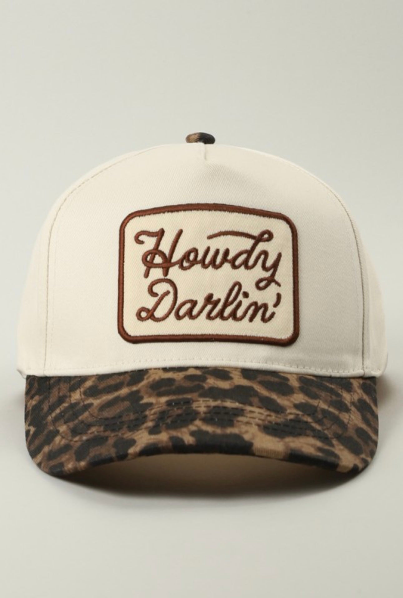 Leopard Howdy Darlin' Trucker Hat
