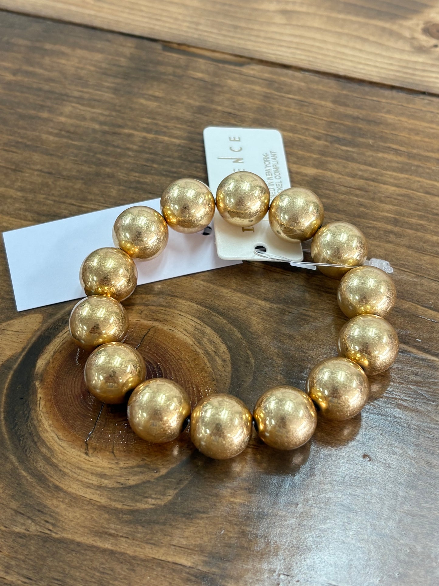Gold Beaded Bracelet