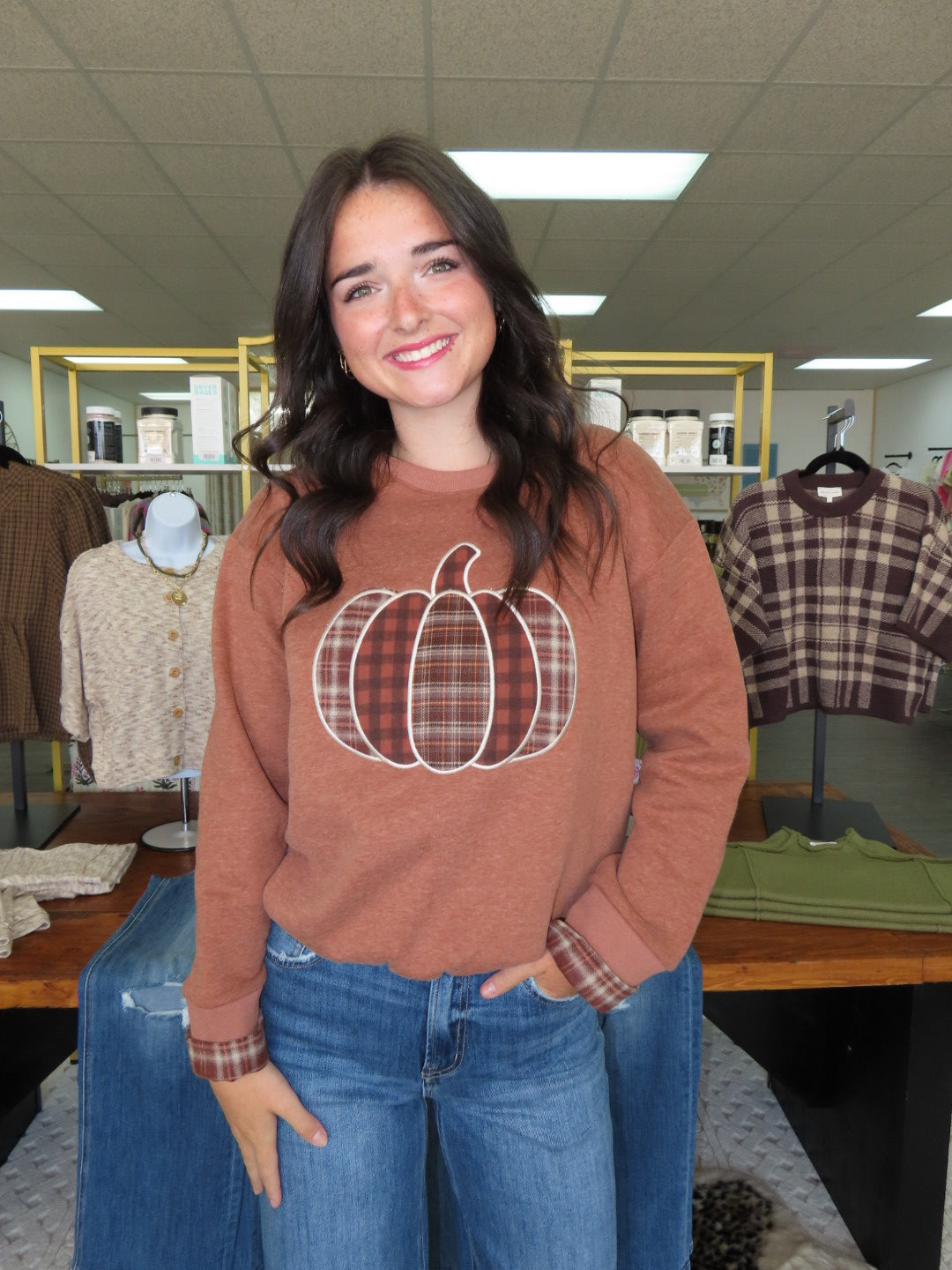 Cinnamon Patch Sweatshirt
