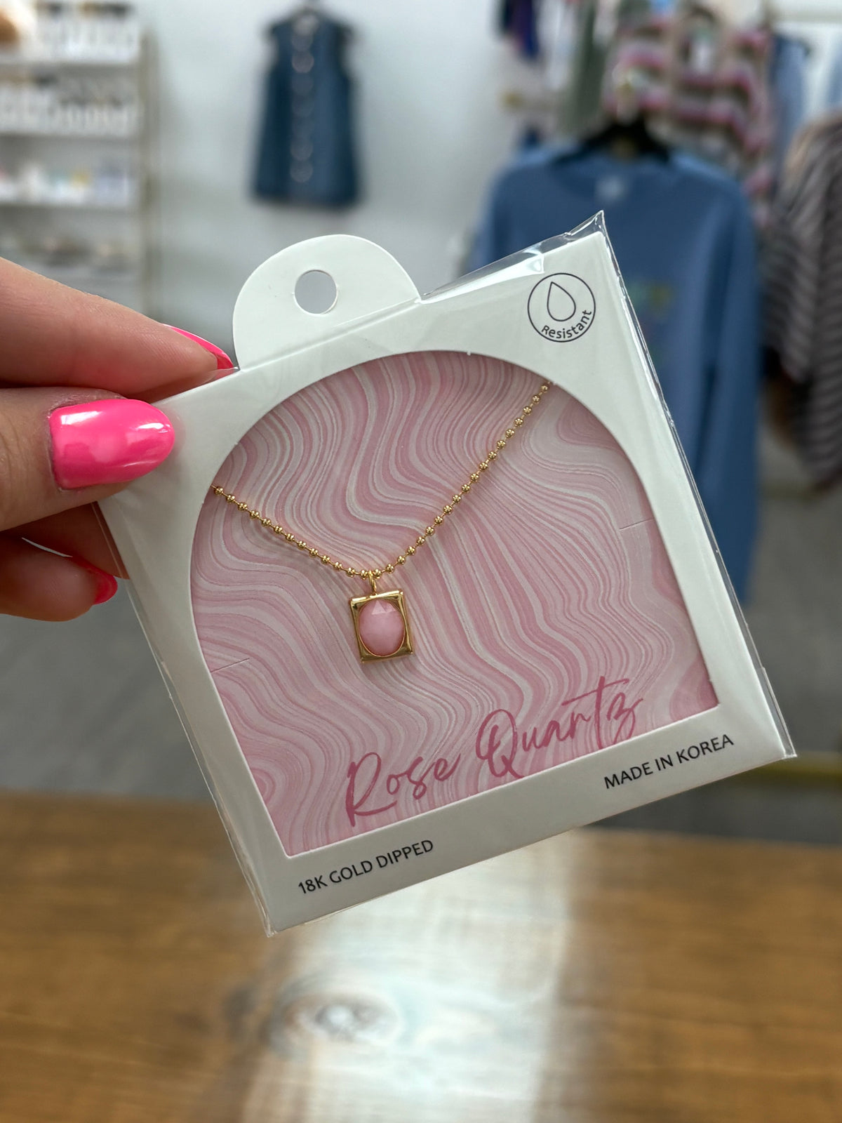 Rose Quarts Necklace