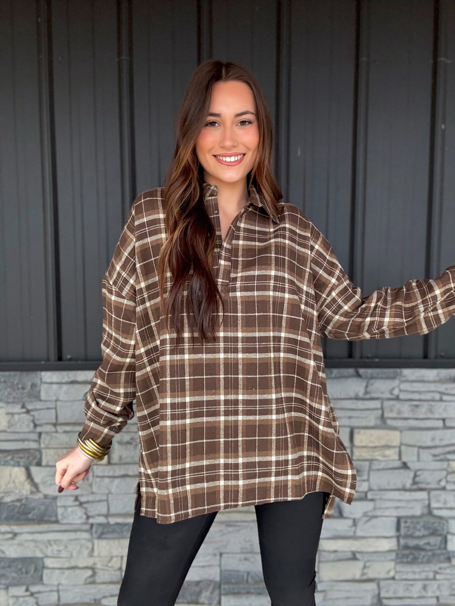 Tamra Shirt (Brown)