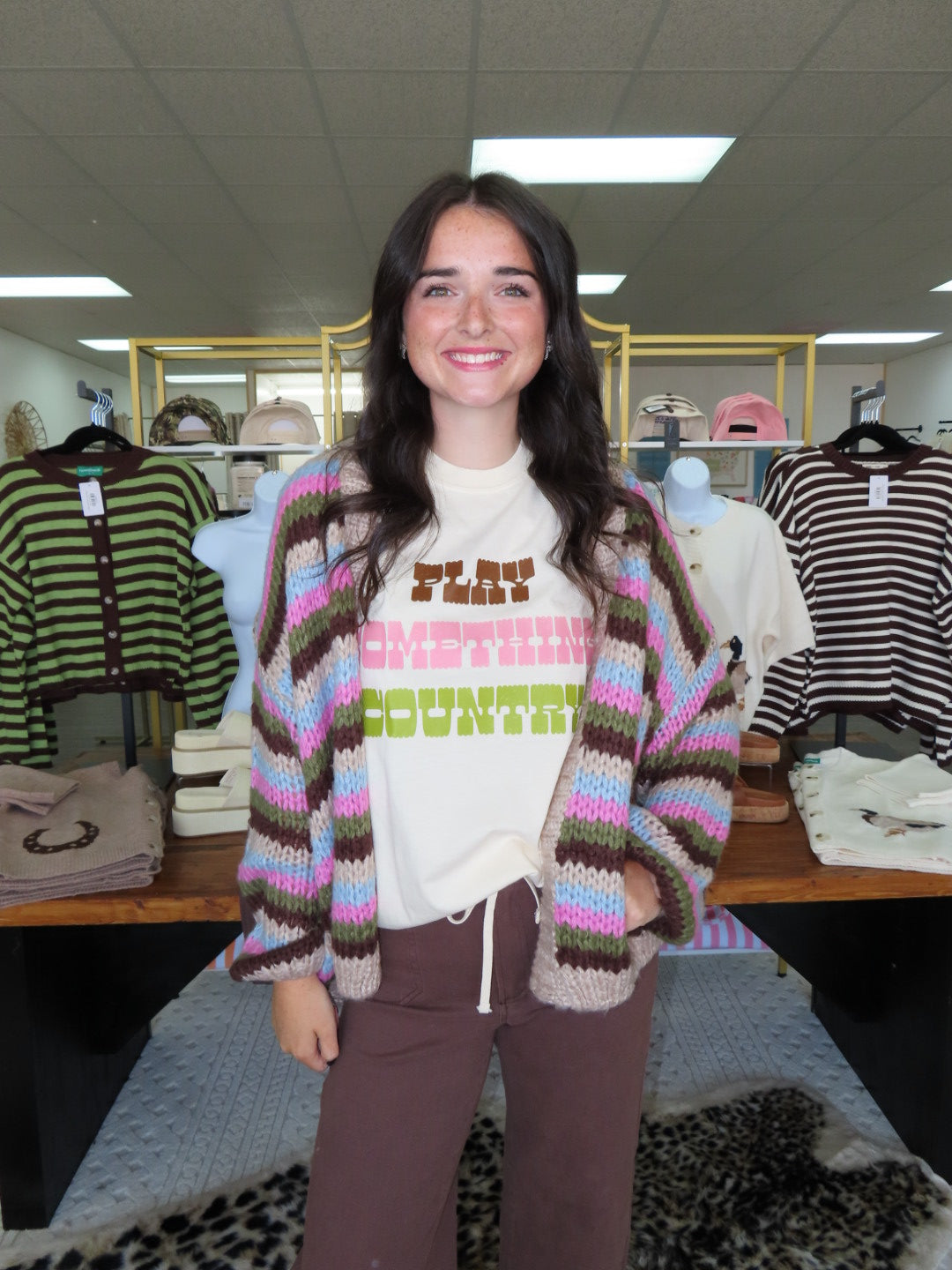 Falling For Stripes Cardigan