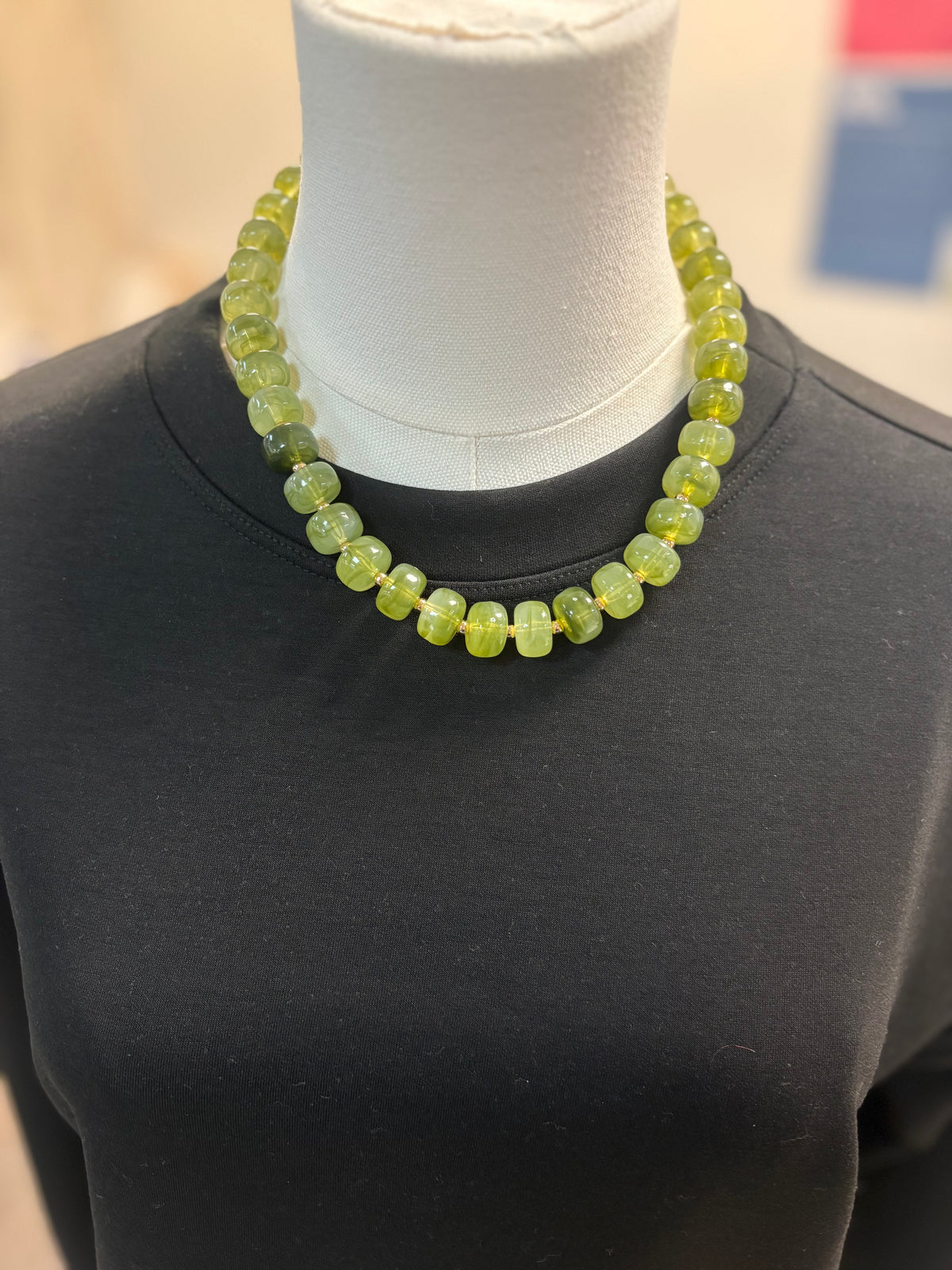 Matcha Beaded Necklace