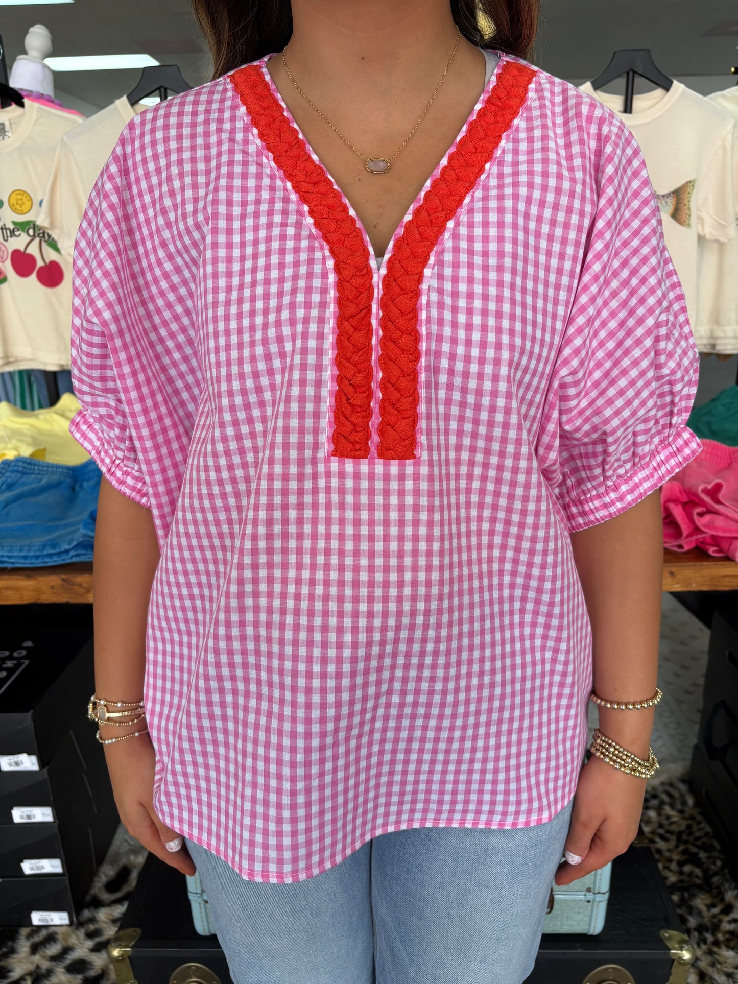 Strawberry Picnic Top