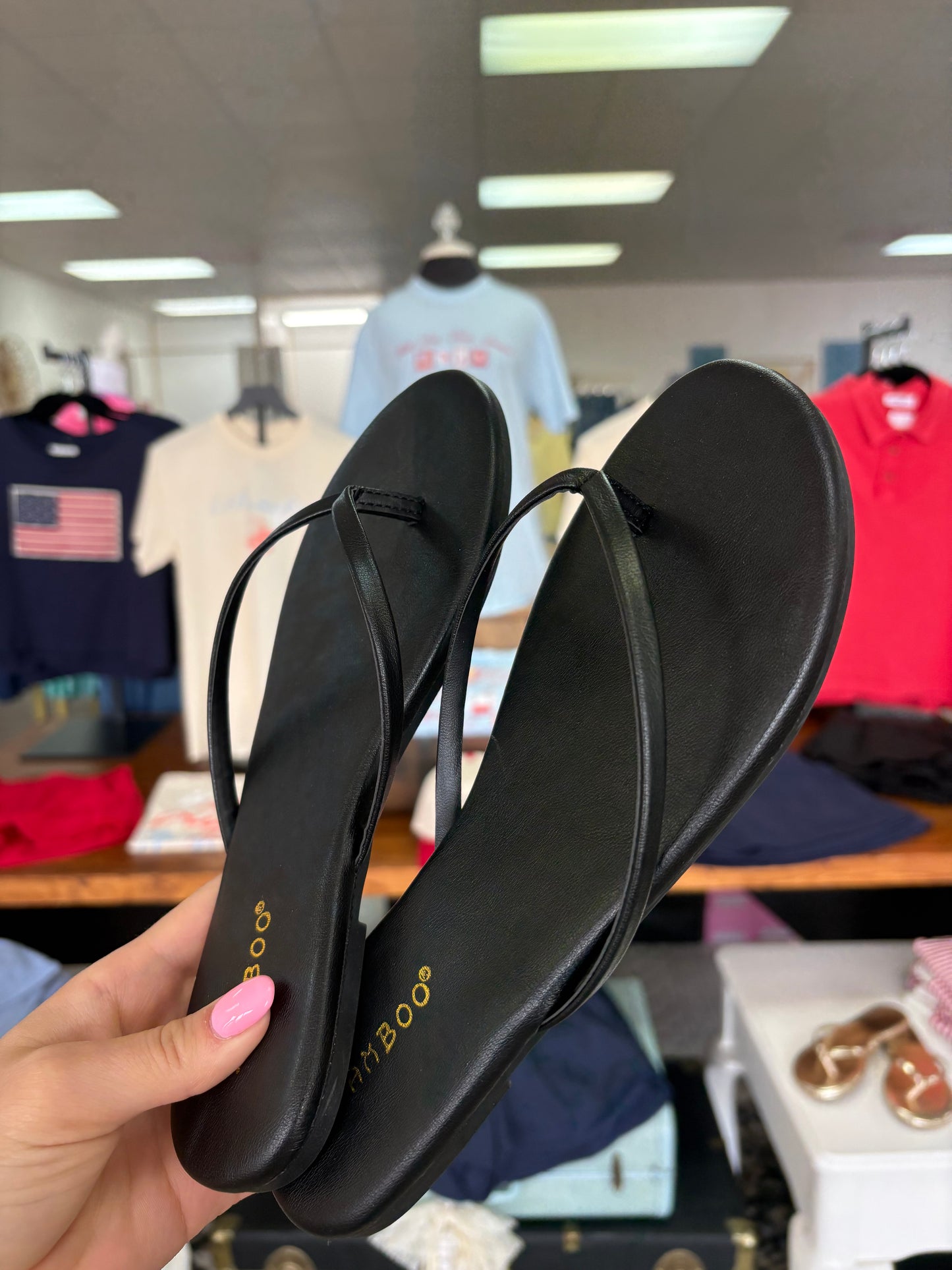Beachside Black Flip Flops