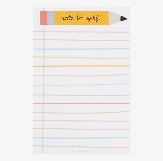 Note To Self Pencil Notepad