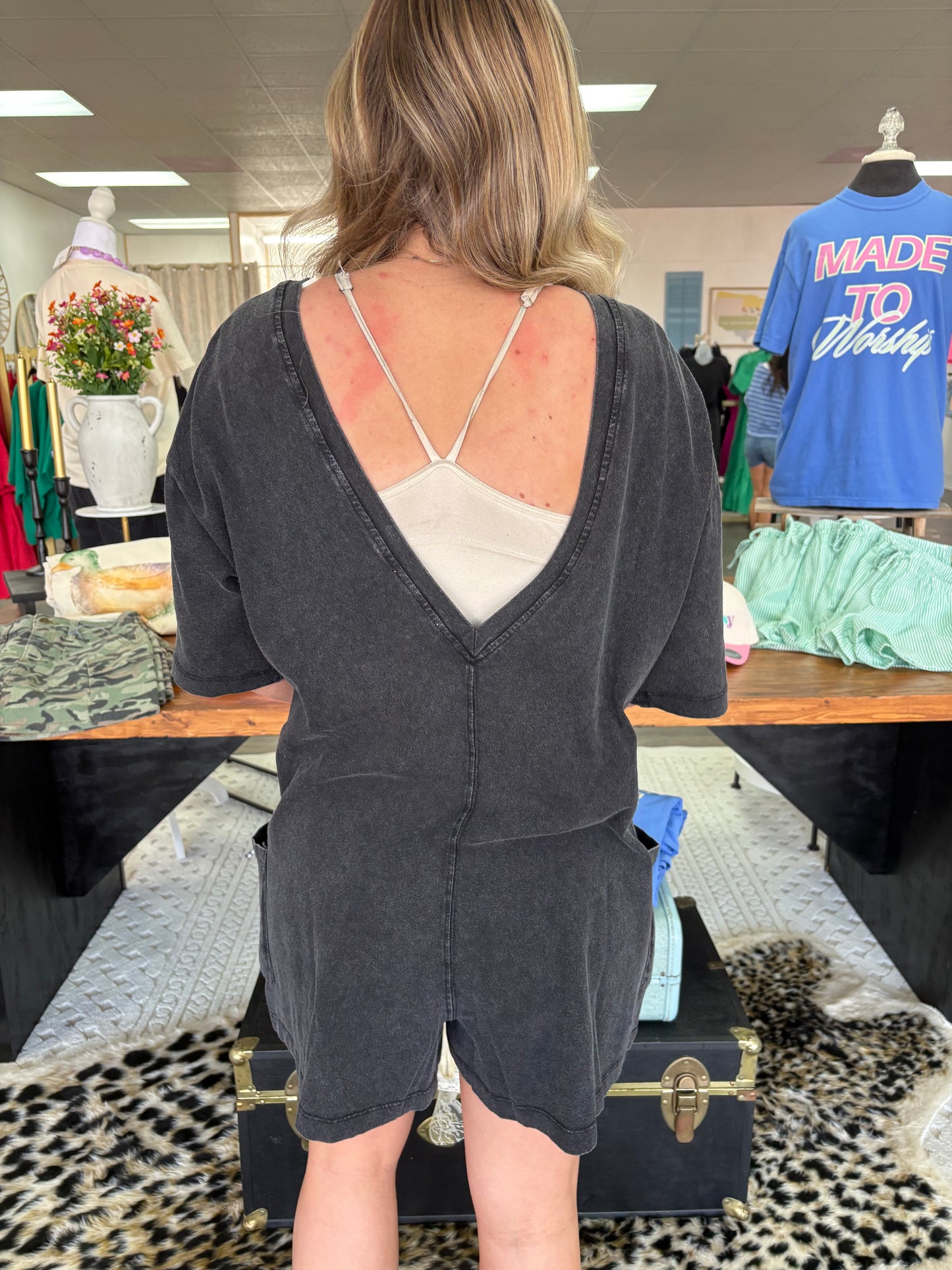 V-Back Romper