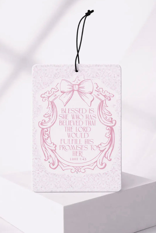 Blessed Is She Car Air Freshener