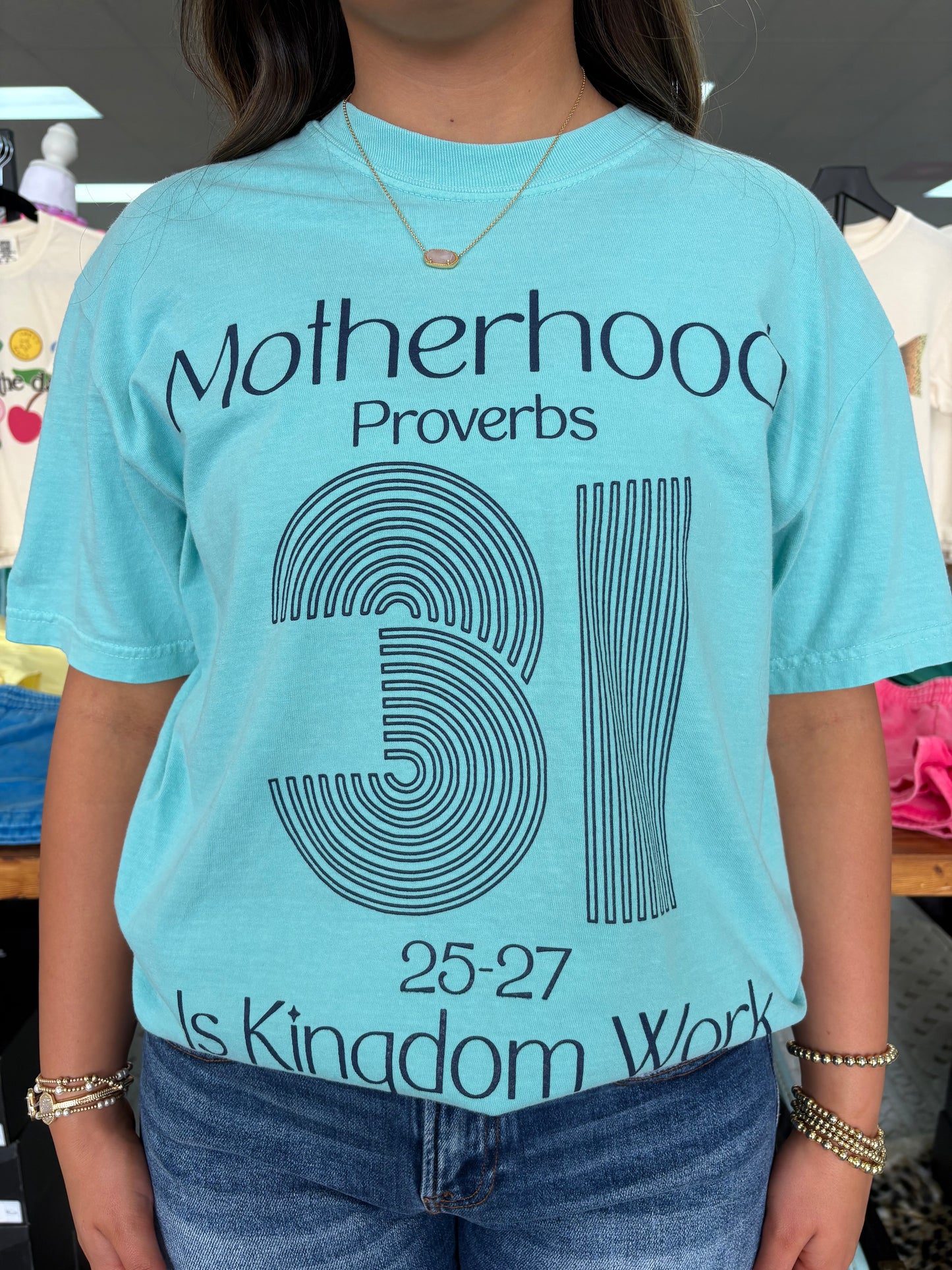 Motherhood Is Kingdom Work Tee