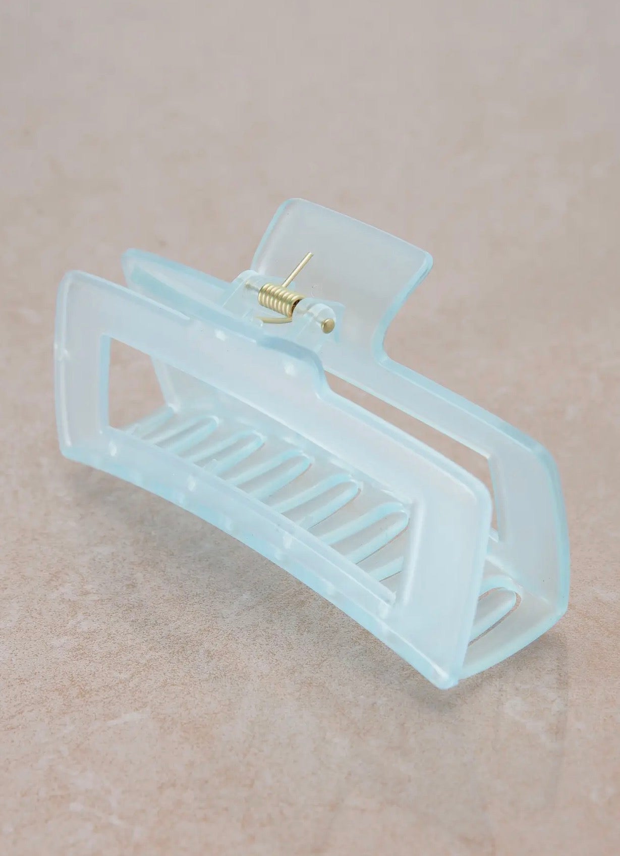 Translucent Blue Claw Clip