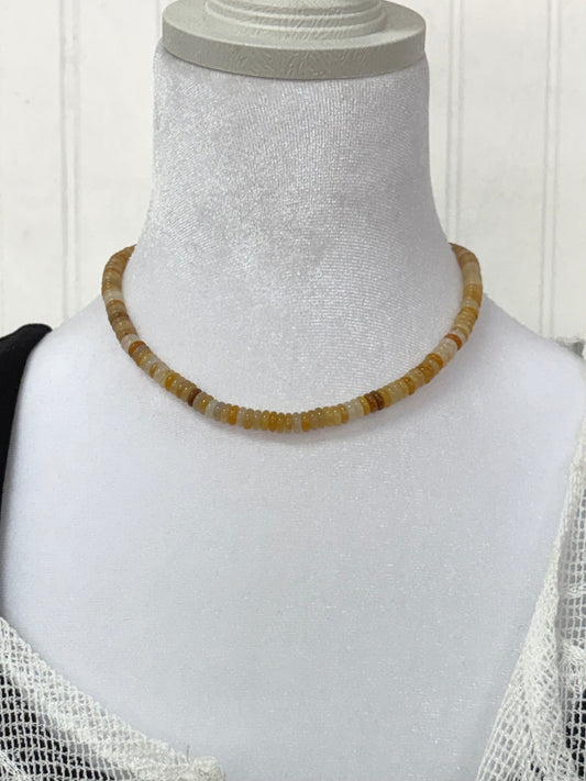 Caramel Honey Beaded Necklace