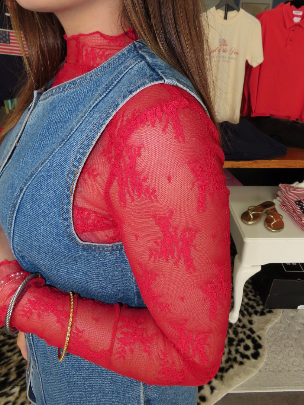 Sweet Heat Lace Undershirt