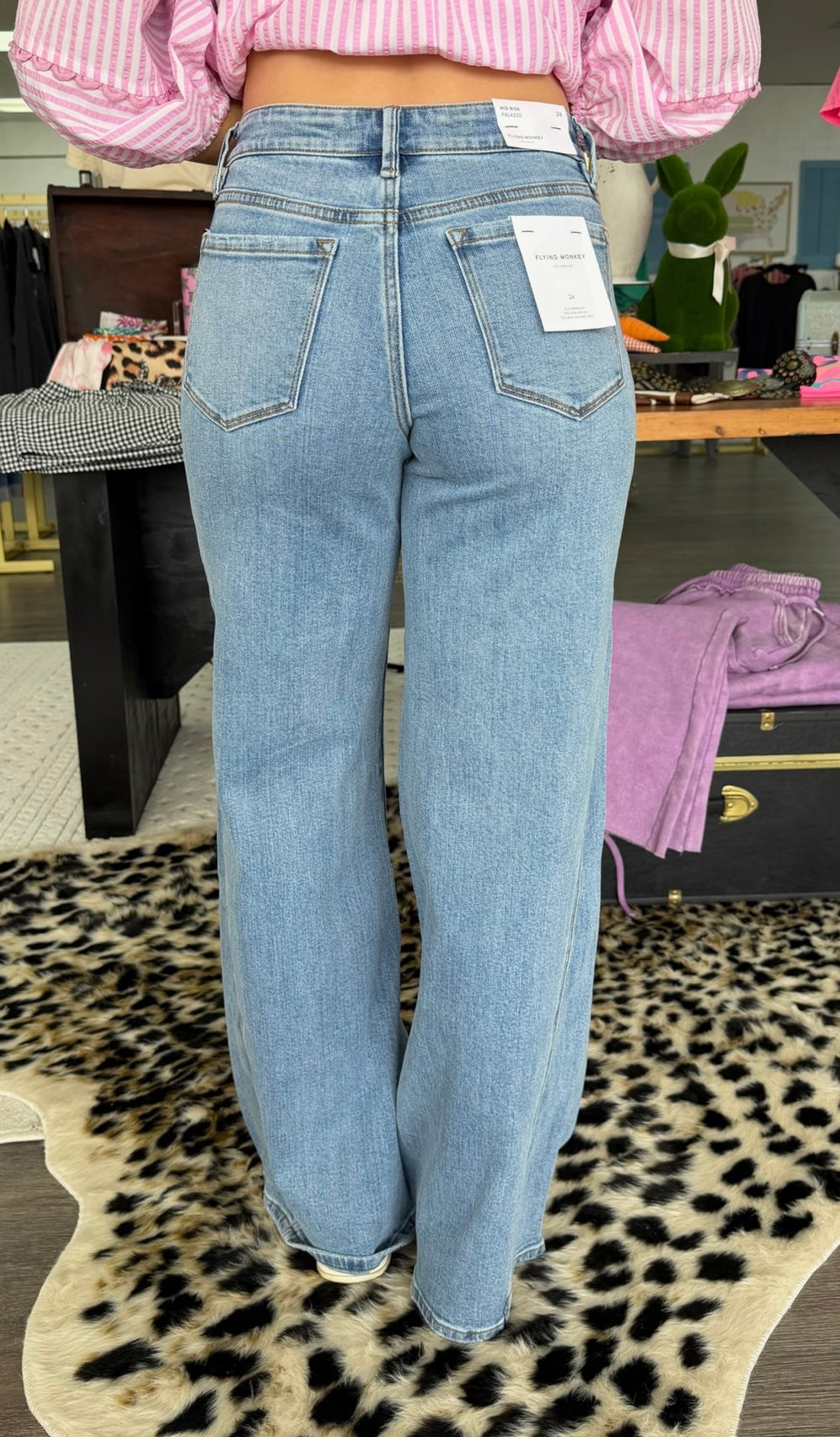 Palazzo Twisted Seam Jeans