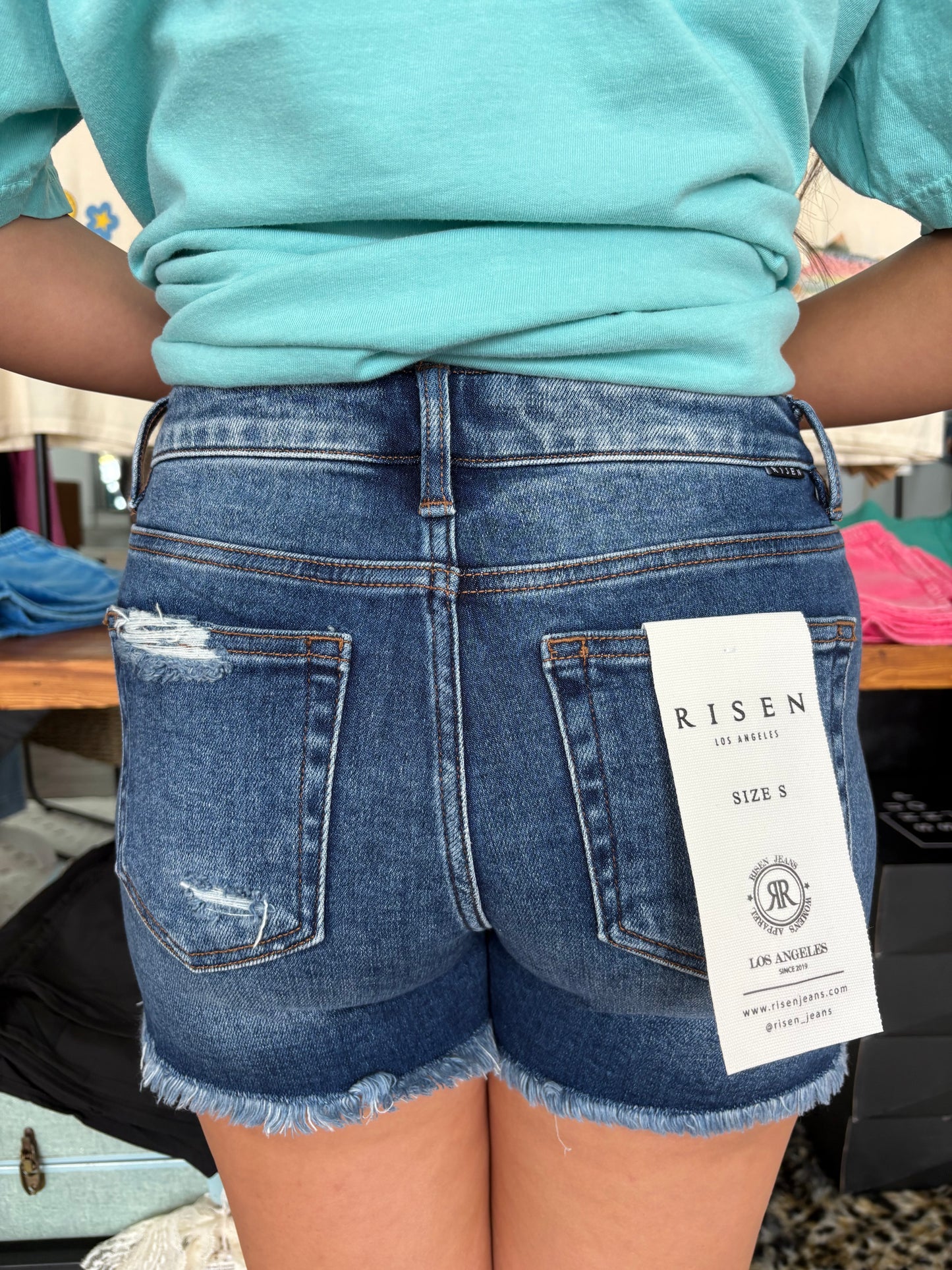 After Dark Denim Shorts