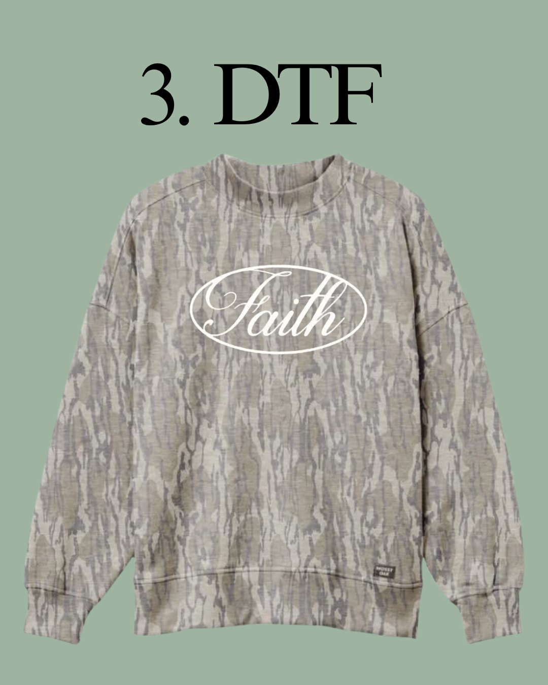 PREORDER Mossy Oak Mock Neck!