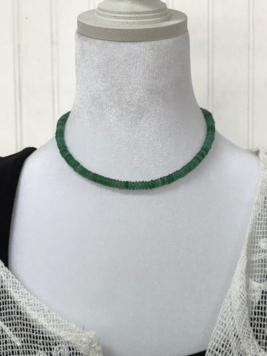 Forrest Green Beaded Necklace