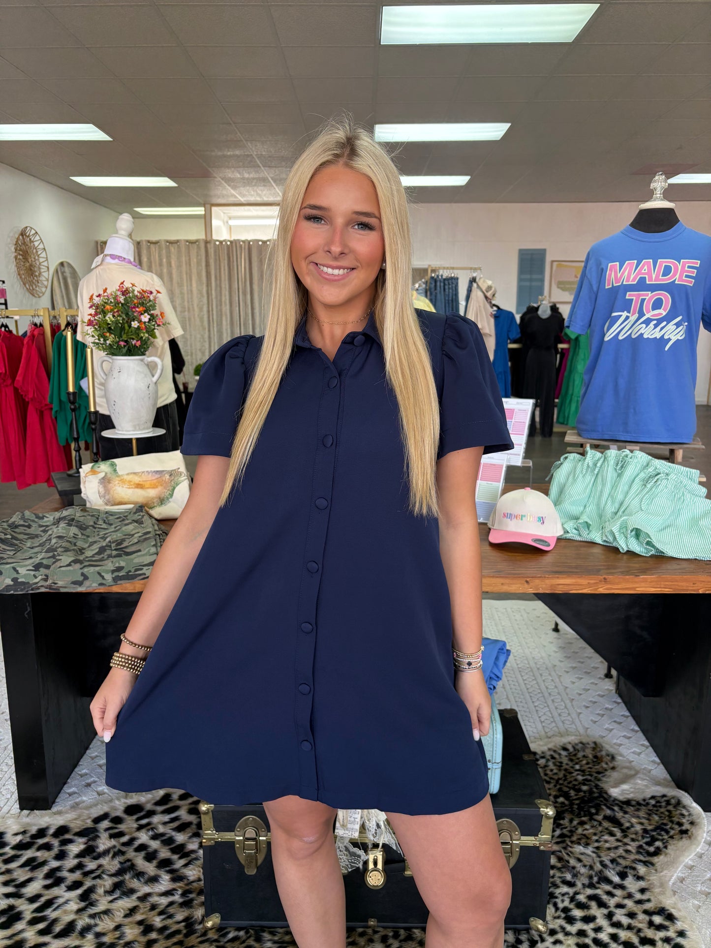 Elegant Button Down Dress
