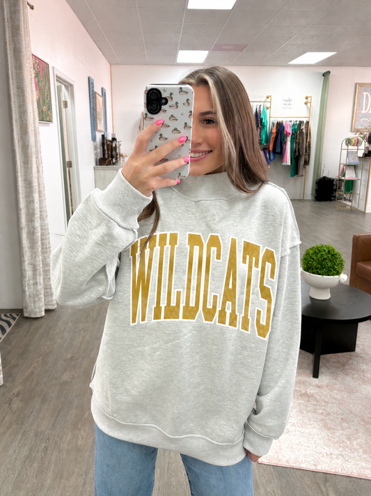 PREORDER Wildcats Mock Neck