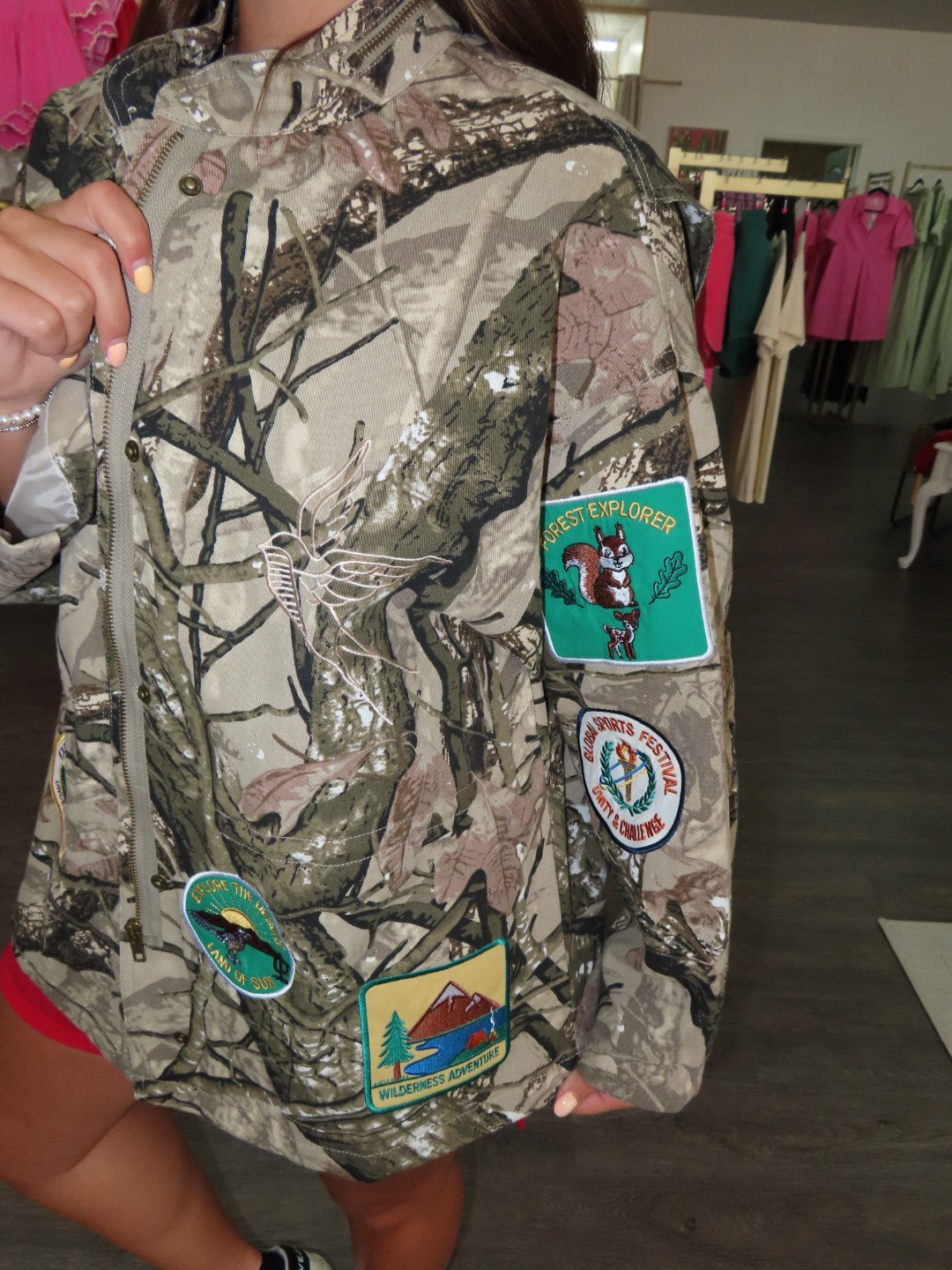 Vintage Rebel Camo Jacket