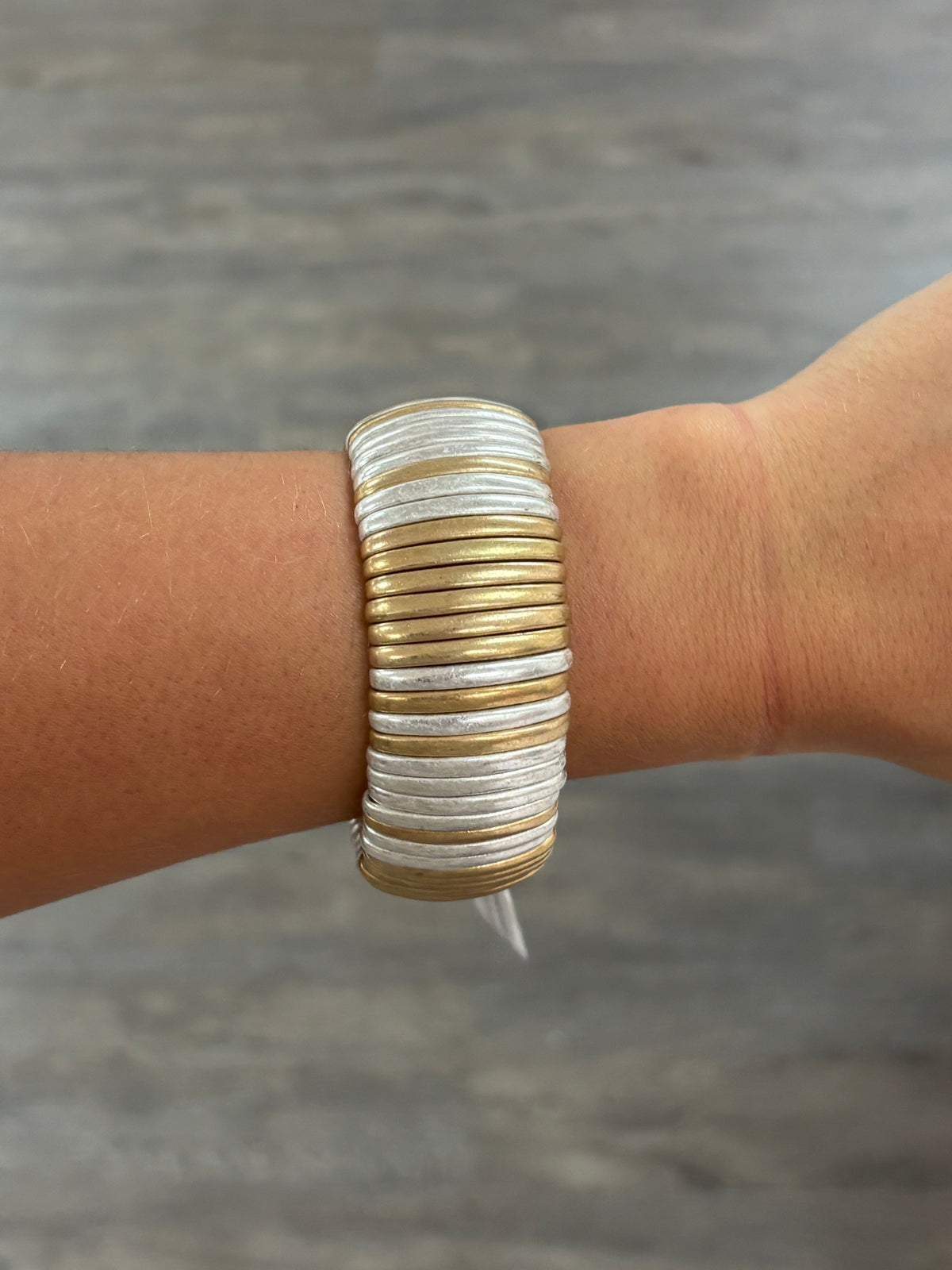Large Mixed Metals Bracelet