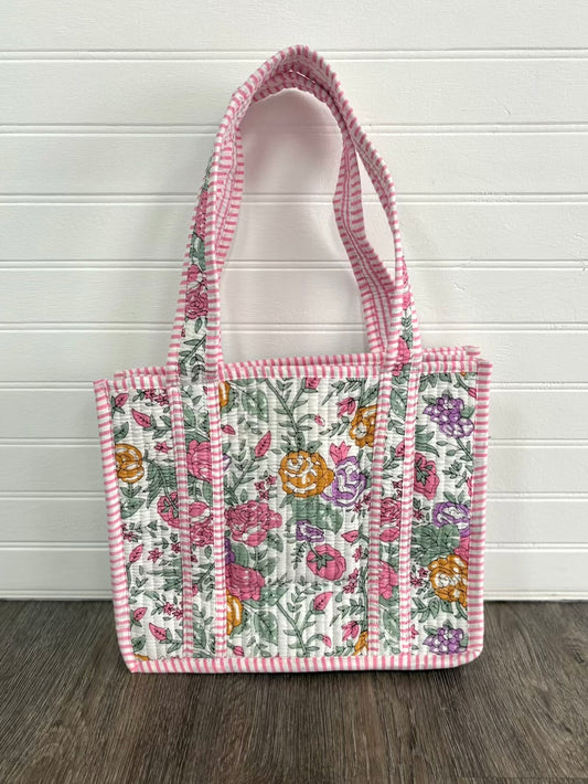 Petal Grove Mini Tote Bag