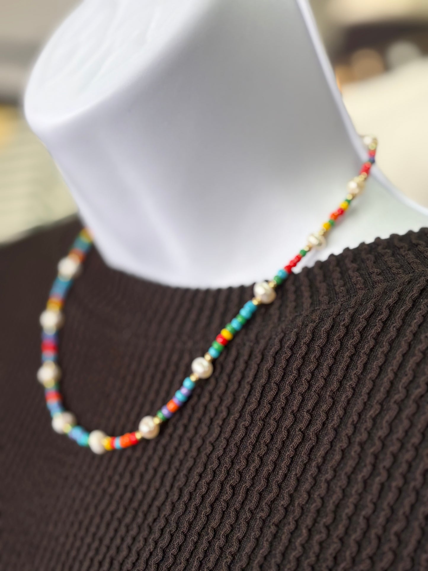 Pearl Of The Rainbow Necklace