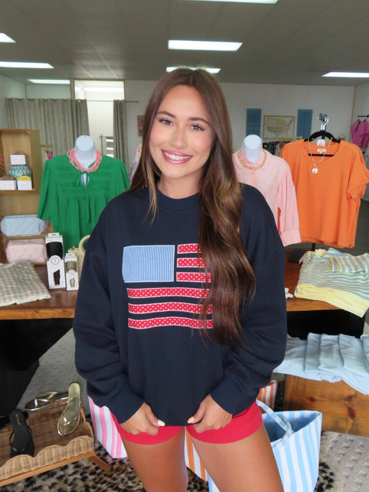Freedom Flag Crewneck