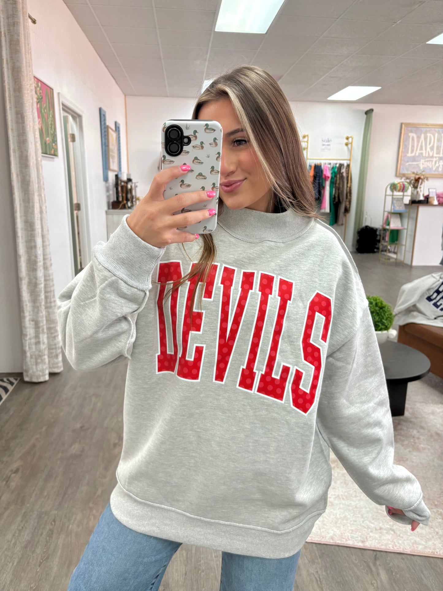 Devils Mock Neck