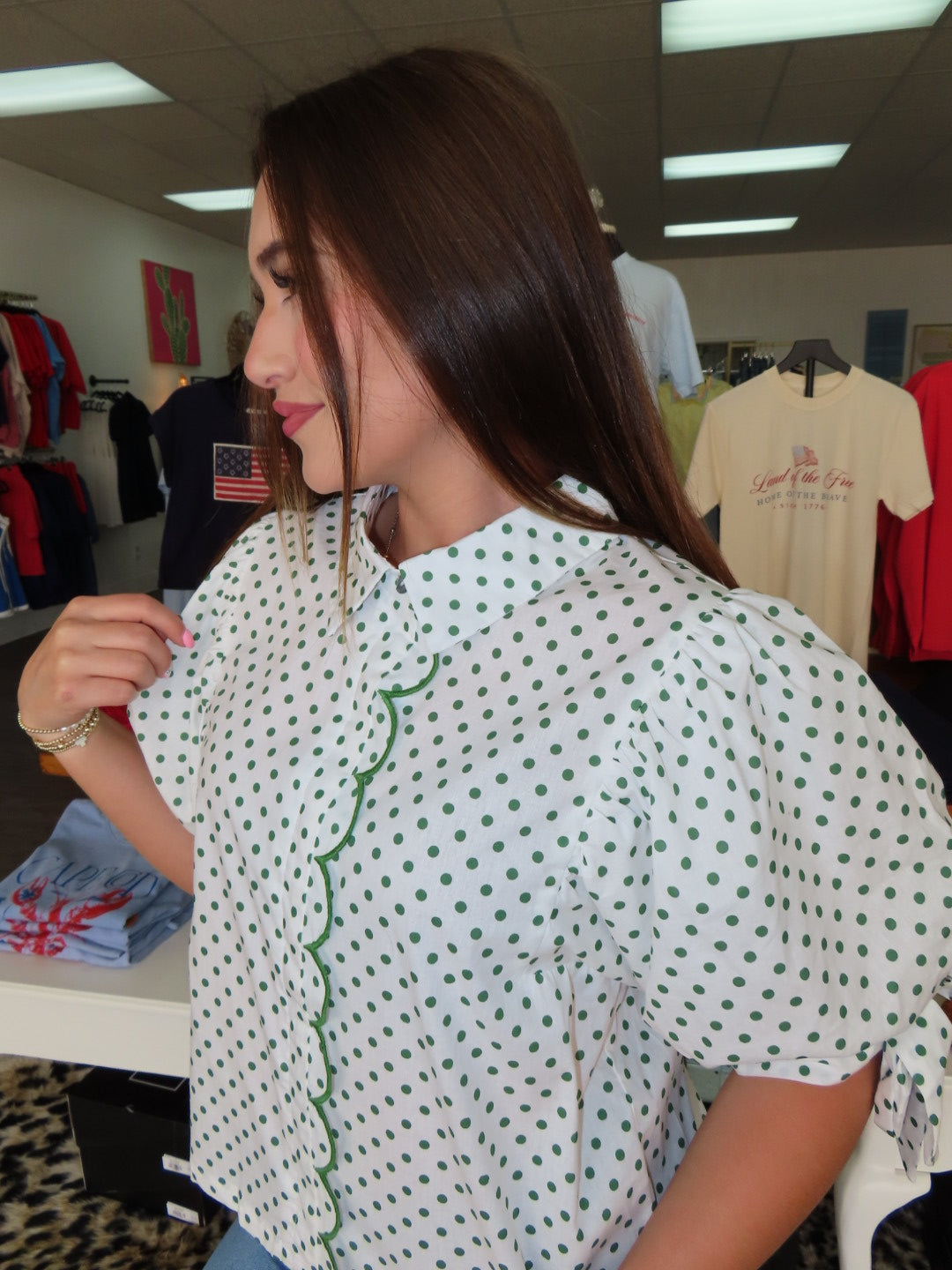 Sage Sprinkle Blouse