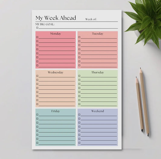 This Weeks Plan To-Do List