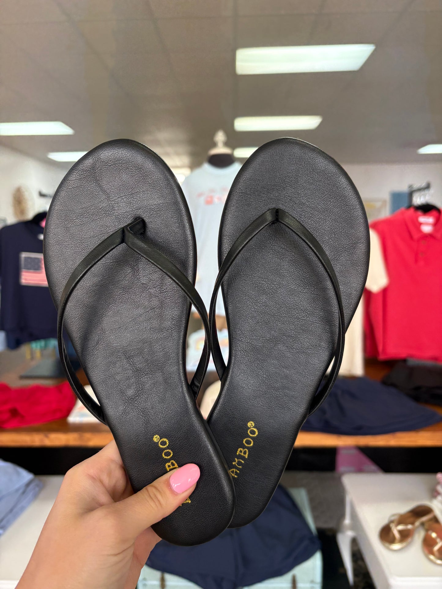 Beachside Black Flip Flops