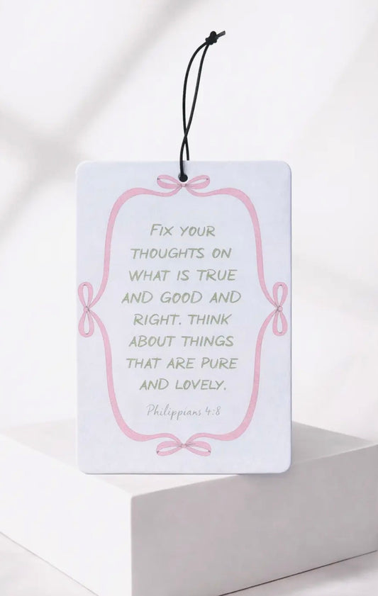 Fix Your Thoughts Car Air Freshener