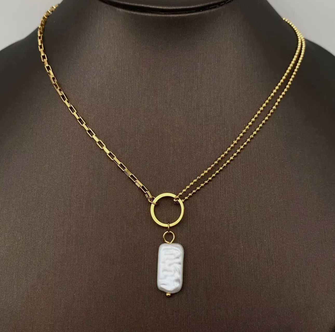 Pearl Charm Necklace