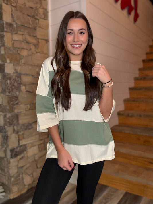 Polly Color Block Top