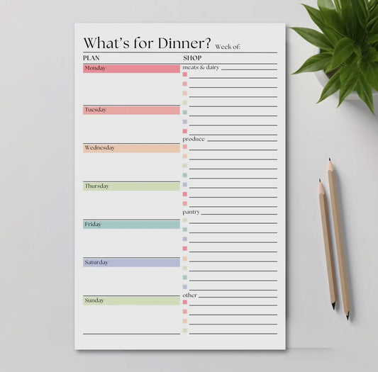 Weekly Meal Planner & Shopping List