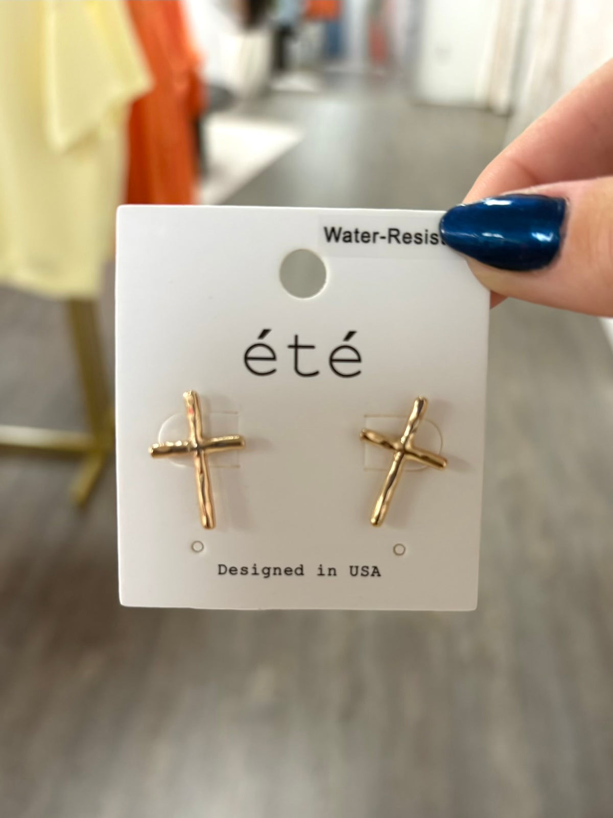 Cross Earring