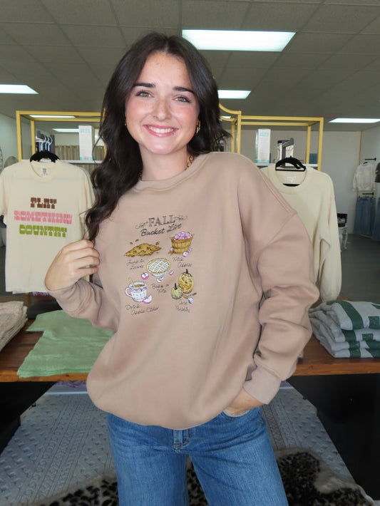 Fall Bucket List Sweatshirt