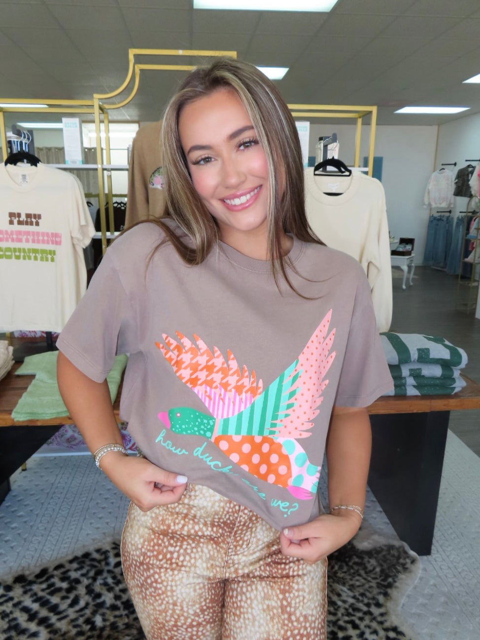 How Ducky Are We Crop Tee
