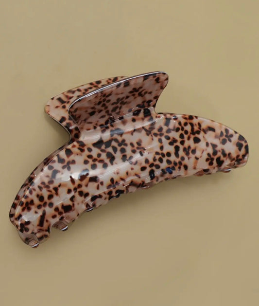 Brown Speck Claw Clip