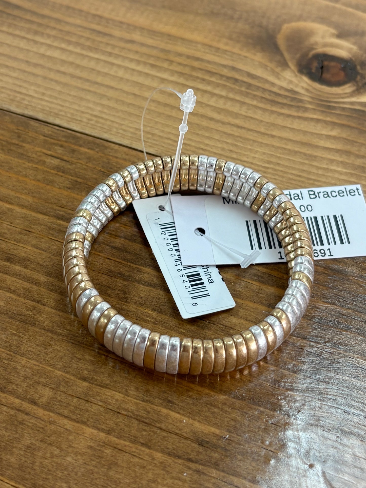Mixed Medal Bracelet