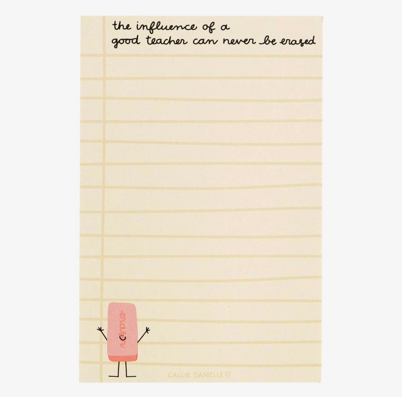 Influence of A Good Teacher Notepad