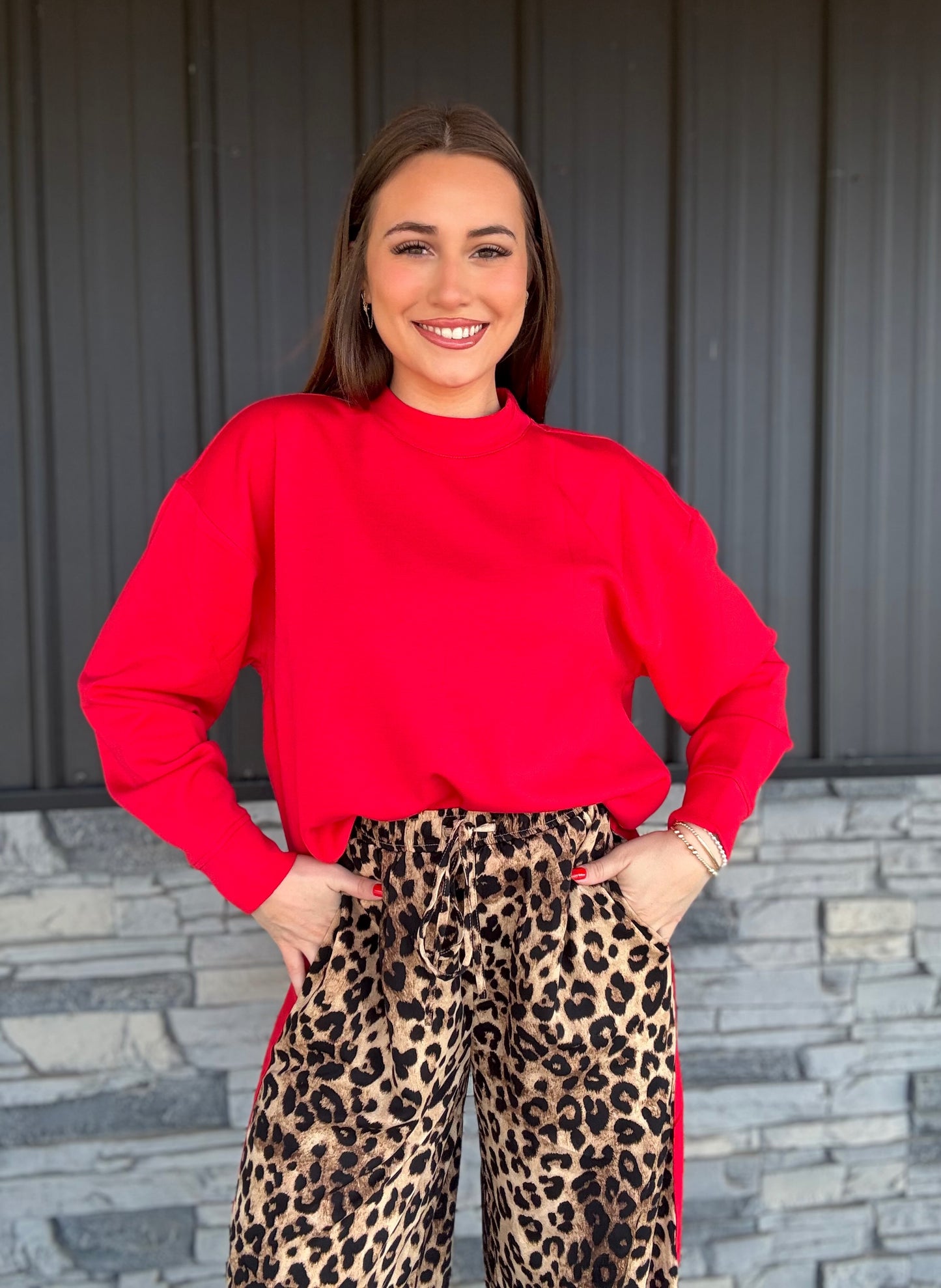 Scuba Pullover (Ruby)