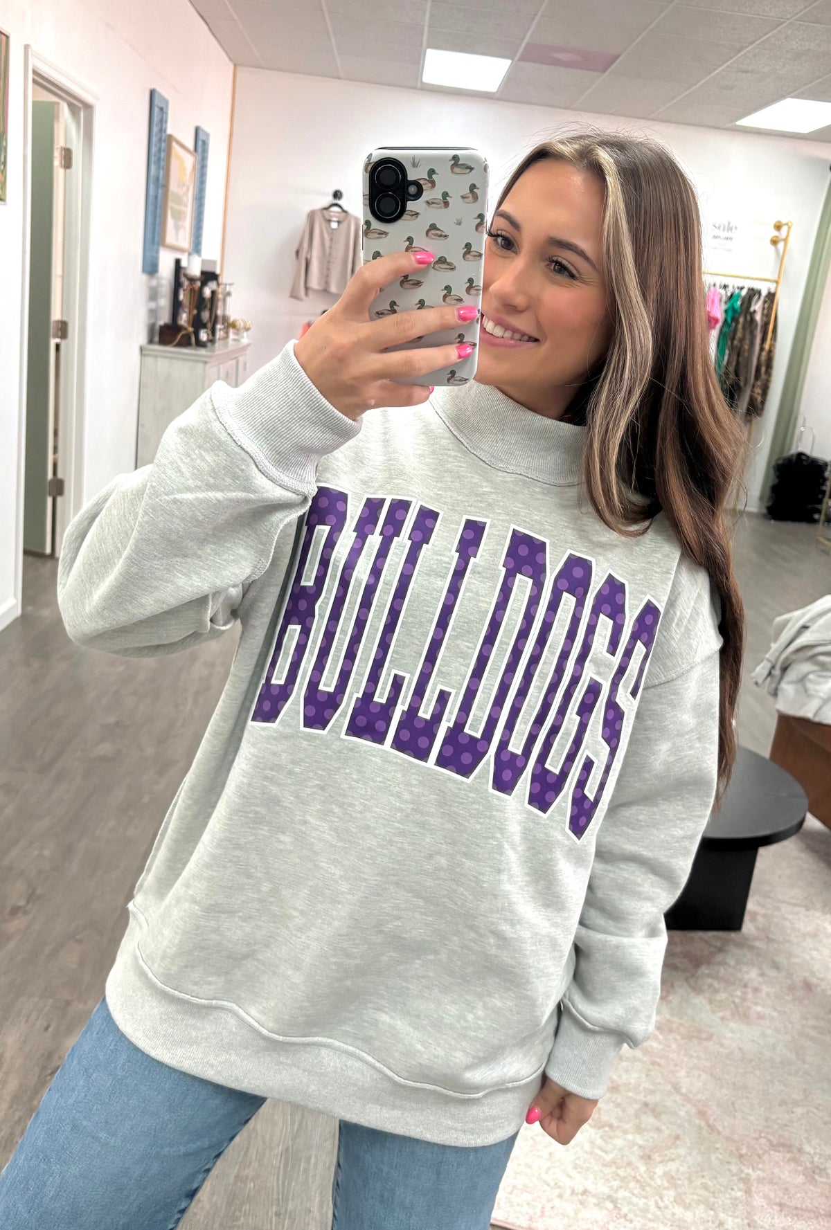 Bulldogs Mock Neck