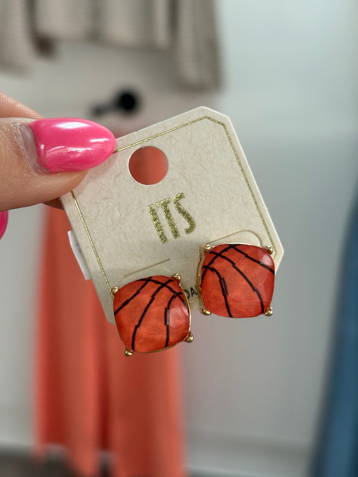 Basketball Earrings